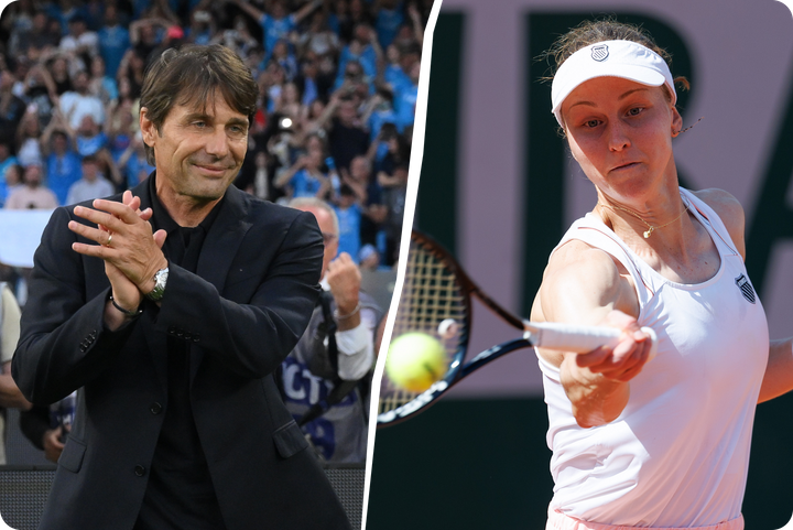 Сенсационное поражение Самсоновой, уход Конте, увольнение Аллегри. Главные события в спорте 25 мая