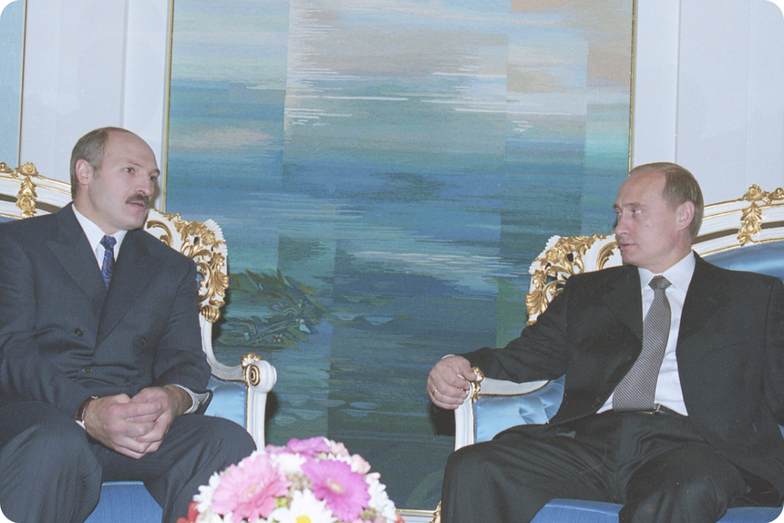 Встреча Александра Лукашенко с председателем Правительства Российской Федерации Владимиром Путиным, 1999 год