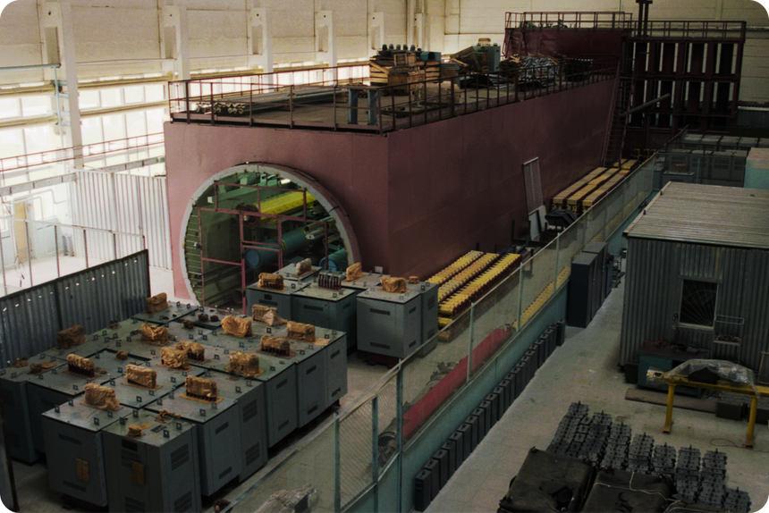 Полномасштабный макет будущего ускорительно-накопительного комплекса (УНК) на 3000 млрд электронвольт (эВ)