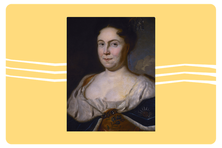 Портрет Екатерины I работы Карела де Моора, 1717 года