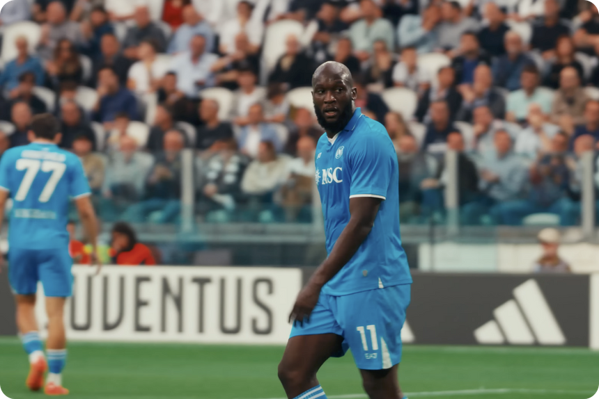 Ромелу Лукаку в Наполи